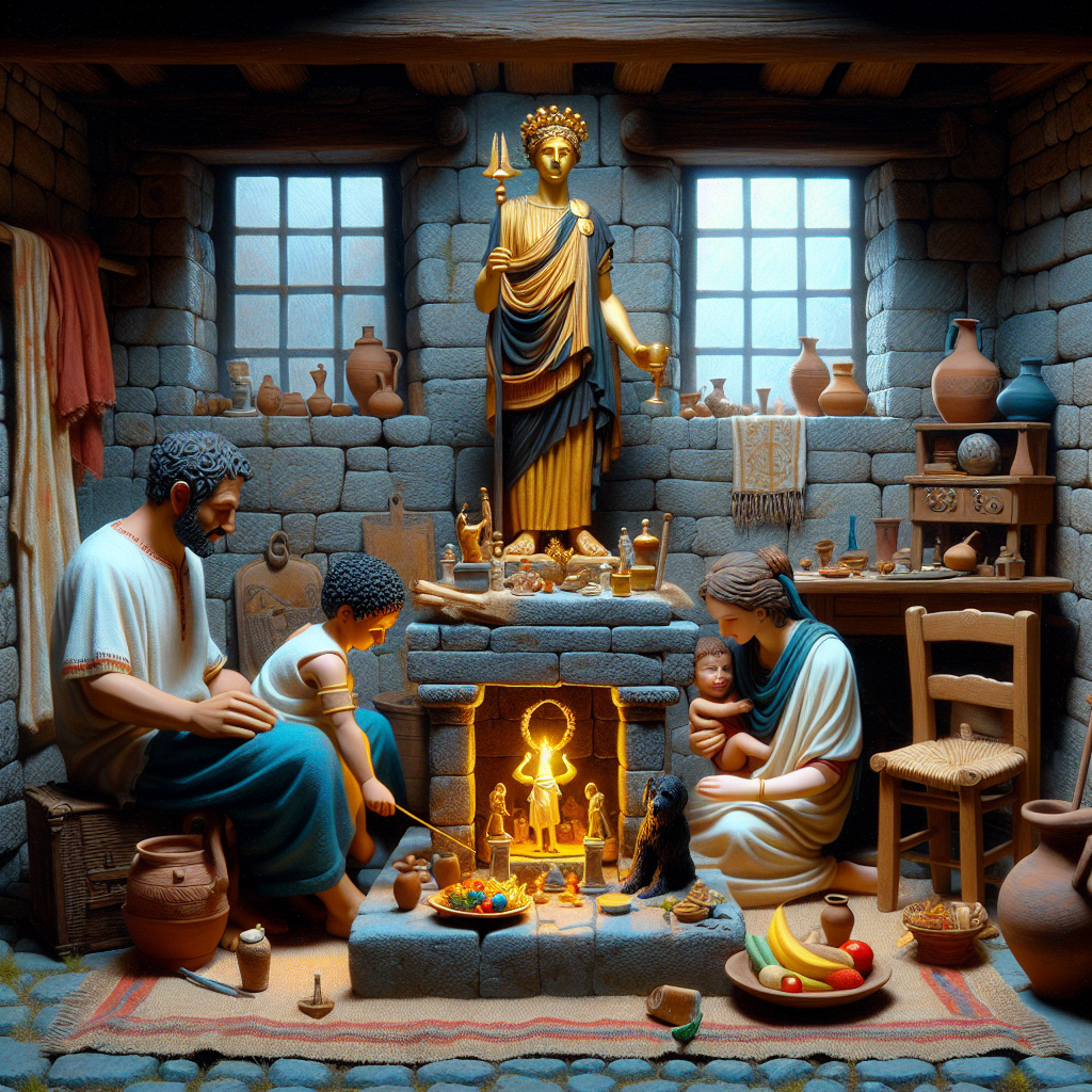 roman household worship