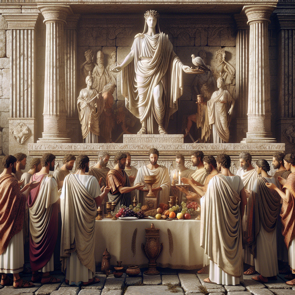 roman religious offerings